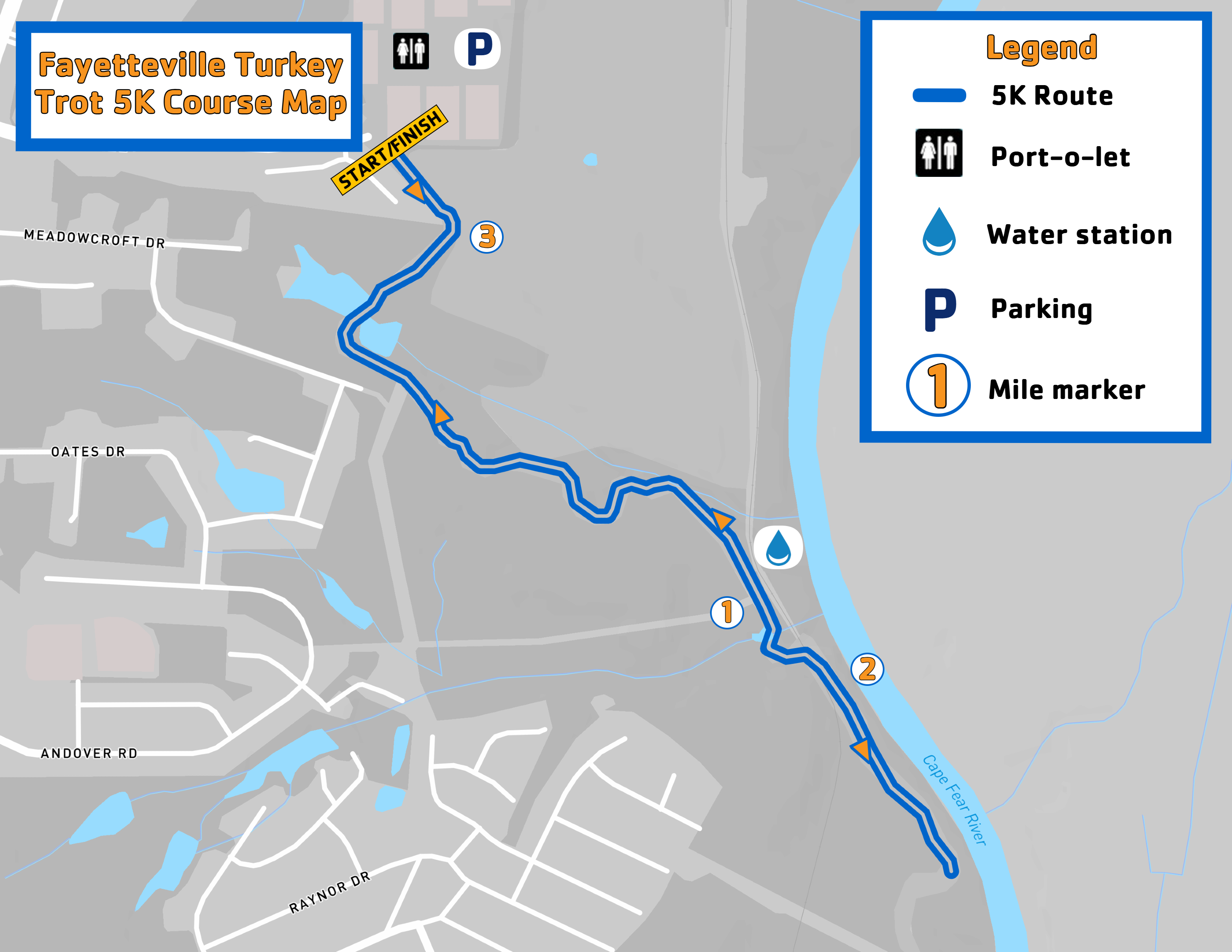5K Course Map